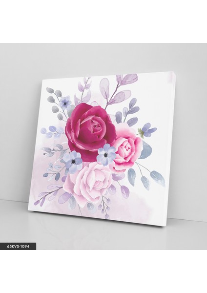 Renkli Çizim Ağaç Tek Parça Kare 65 x 65 cm fiyatları