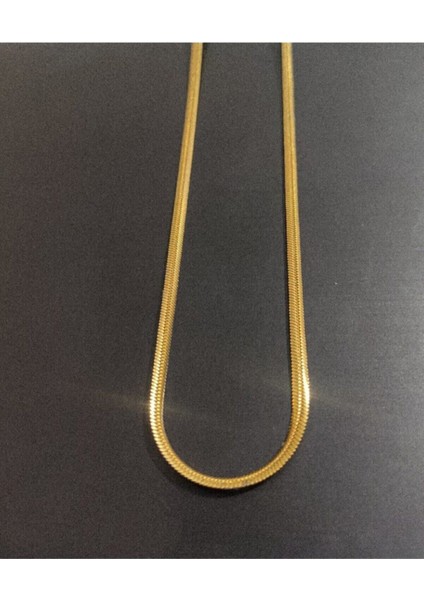 Yassı Italyan Model 316L Çelik Kolye