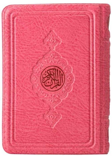 Büyük Cep Boy Kur'an-I Kerim (Pembel, Kılıflı, Mühürlü)