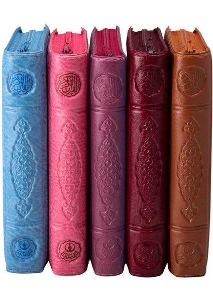 Büyük Cep Boy Kur'an-I Kerim (Pembel, Kılıflı, Mühürlü) modelleri