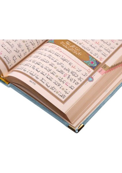 Büyük Cep Boy Kadife Kuran-I Kerim (Gökyüzü Mavi, Güllü, Mühürlü) fiyatları