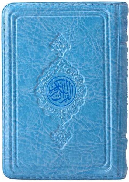 Cep Boy Kur'an-I Kerim (Mavi, Kılıflı, Mühürlü)