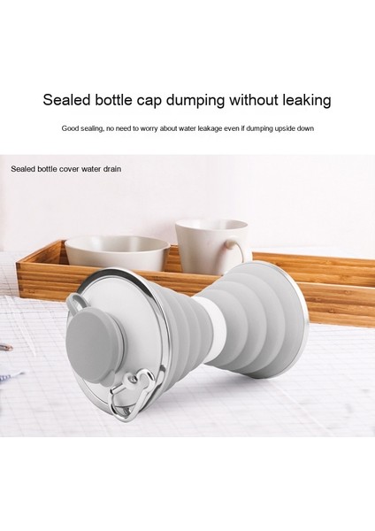 500 ml Silikon Katlanır Seyahat Sporları Su Şişesi (Yurt Dışından) indirimleri