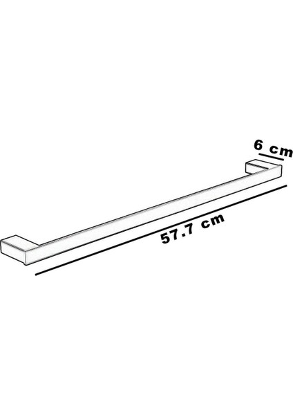 FJ-10505 Mat Siyah Tuvalet Fırçası FJ-10505