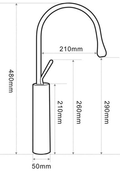 F-814 Beyaz Lavabo Bataryası F-814