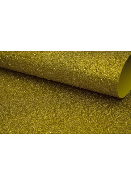 Simli Yapışkanlı Eva 2 mm - Altın