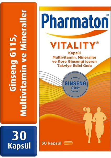 Vitality 30 Tablet + Pharmaton Vitality 60 Kapsül