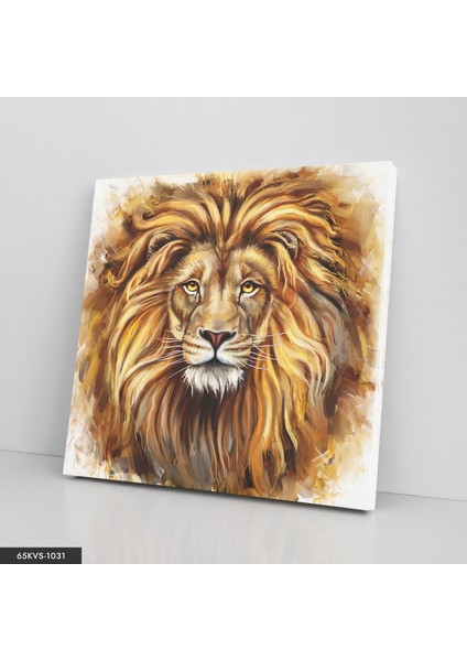 Aslan Tek Parça Kare 65 x 65 cm