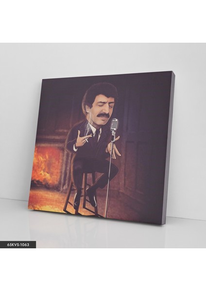 Müslüm Gürses Tek Parça Kare 65 x 65 cm