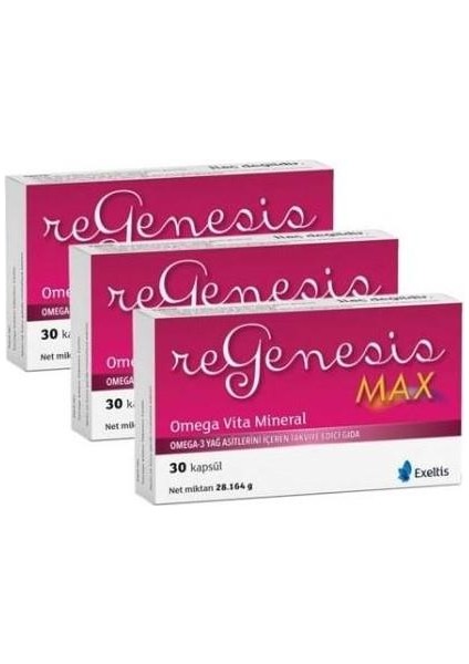 Max 30 Kapsül 3'lü Paket