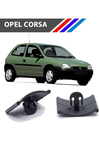 Opel Corsa A-B-C Kaput Izalatör Klipsi 15 Adetli Paket