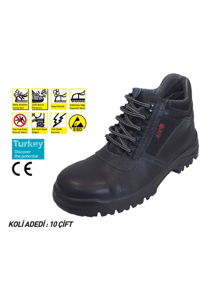 - (40 Numara) S2 Deri Iş Botu