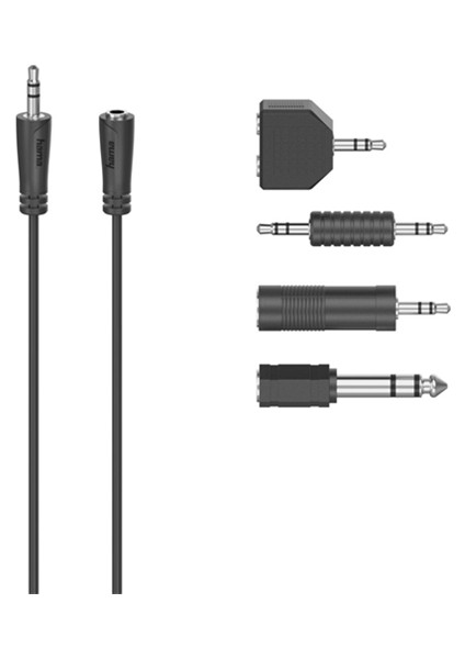 Kablo-Adaptör Seti 3.5mm/6.3mm 2.5m