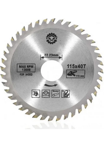 Neler Geldi Neler Ahşap Kesme Sunta Testeresi 115 Mm 40 Diş Elmas Daire Testere Bıçağı Ahşap Kesme Testere Flex Tester