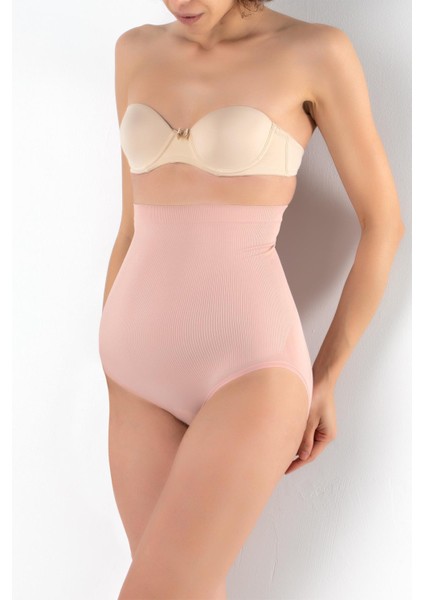 Yüksek Bel Çıtçıtlı Hamile Slip