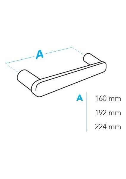 Al311 Swarovski Taşlı Krom Kulp 256 Mm