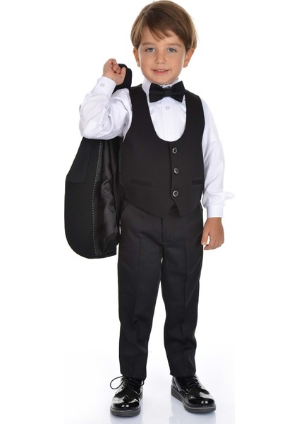 Ceketli Yelekli Erkek Çocuk Damatlık Takım Elbise fiyatları