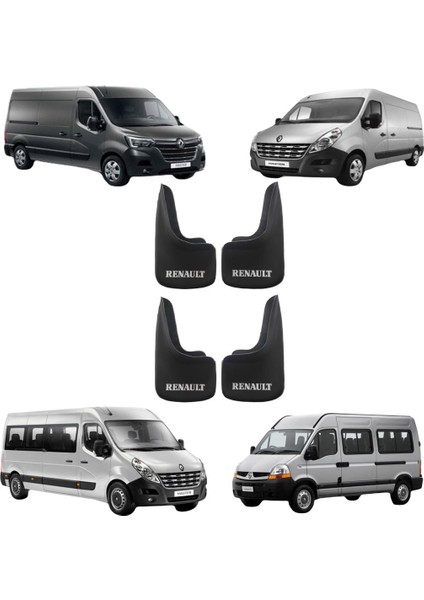 Renault Master 4'lü Paçalık Çamurluk Tozluk REN1BX030 modelleri