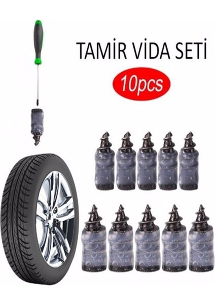 Halidi Motosiklet Araba Oto Lastik Tamir Kiti Lastik Tamiri Için Kauçuk Yama Vida Seti Lastik fırsatları