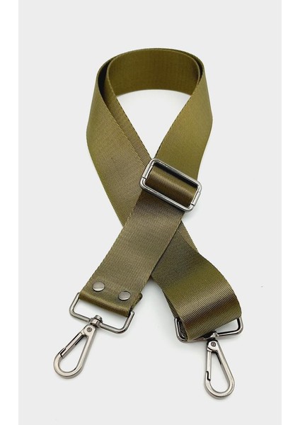 Polyester Kolon 120X4 cm Haki Yeşil Füme Metalli