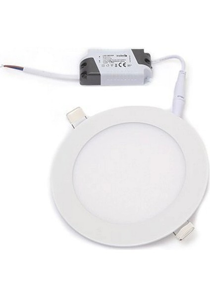 Sıva Altı Yuvarlak LED Panel Armatür 6 W/3300 K Gün Işığı