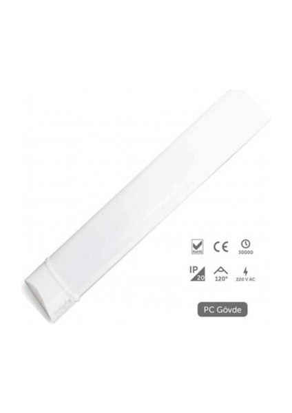 Led Bant Armatür 120CM 54W/4000K Doğal Beyaz 2908-03