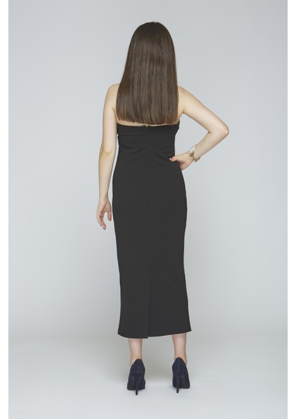 Crepe Classic Strapless Dress