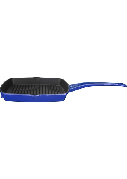 Döküm Kızartma Tavası, Metal Saplı. ÇAP(Ø)24CM. - Turuncu