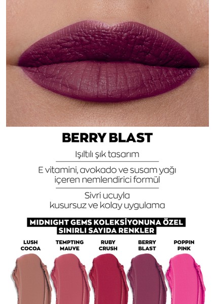 Özel Tasarımlı Ultra Mat Ruj - Berry Blast fiyatları