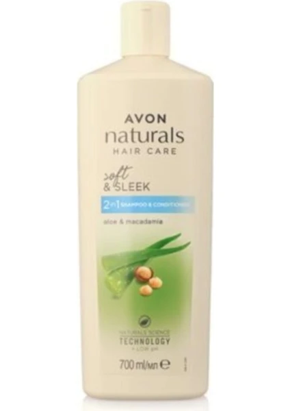 Naturals Aloe ve Macadamia Şampuan ve Saç Kremi 700 ml