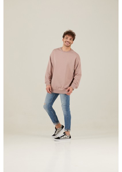 Erkek Pudra Sweatshirt ( Model Kodu : J222014 )