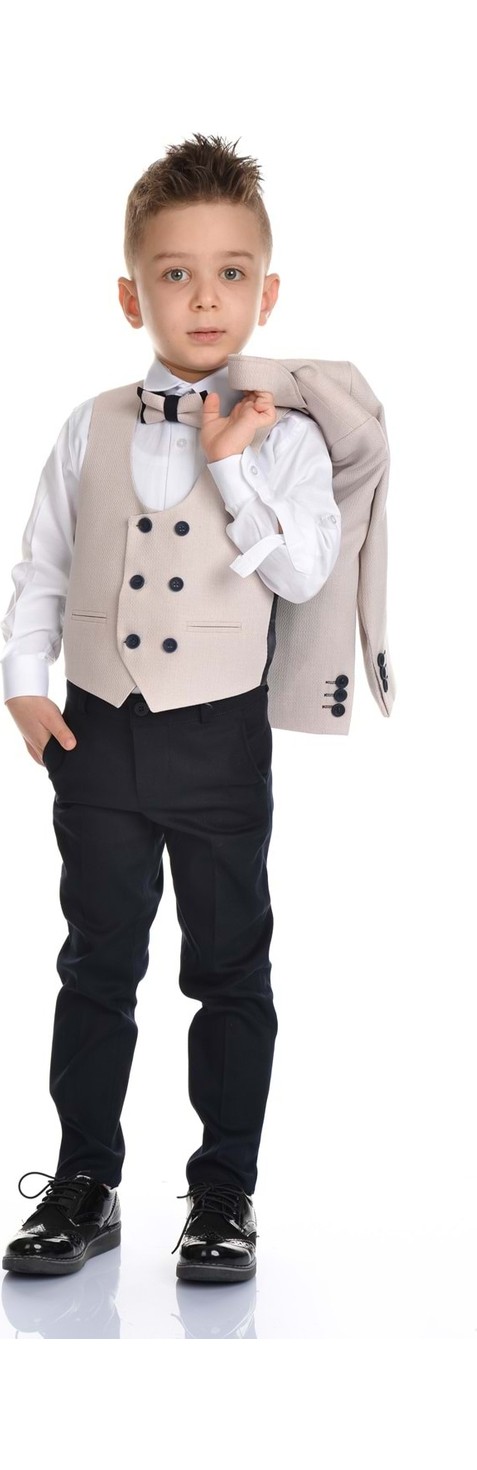 Mnk Baby Yelekli Spor Kesim Erkek Çocuk Damatlık görsel 3