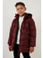 İçi Peluş Astarlı Çıkarılabilir Kapüşonlu Şişme Mont Erkek Çocuk MONT 5763038 2
