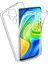 Xiaomi Redmi Note 9 Kılıf Ön Arka 360 Koruma Şeffaf Silikon 1