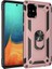 Samsung Galaxy A71 Kılıf Yüzüklü Standlı Tank Çift Katmanlı Vega Rose Gold 1