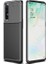 Oppo Reno3 Pro (CPH2009) Karbon Görünüm Negro Silikon Kılıf + Ekran Koruyucu Nano 1