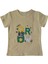 Grow Up Baskılı Tshirt-Tayt Kız Çocuk Takım 3-5 Yaş Sarı 1