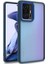 Xiaomi Mi 11T Pro 5g Kılıf Kamera Çıkıntılı Metalik Parlak Renkli Lens Çerçeveli Şeffaf Silikon 1
