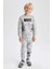 Erkek Çocuk Regular Fit Kalın Sweatshirt Kumaşı Marvel Lisanslı Bisiklet Yaka Desenli SWEATSHIRT X9567A622AU 2
