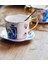 Ingiliz Tarzı Lüks Kahve Fincanı ve Tabağı Altın Kolu ile Set Seramik Cappuccino Öğleden Sonra Çay Bardağı Çay Kutusu ile Set Kahve Fincanı Vekupalar (Yurt Dışından) 3