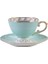 Lüks Seramik Kahve Fincanı Nordic Kemik Çini Öğleden Sonra Çiçek Çay Kahve Fincanları Sunucusu Seti Plaka Kupa Tazza Ev Drinkware DF50BD Kahve Kupası ve Tabak Setleri (Yurt Dışından) 1