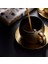 Küçük Lüks Altın Seramik Kahve Fincanı Set Ev Basit Modern Çay Bardağı Seti Nordic Öğleden Sonra Çay Teacup Sacker Kahve Kupası Kahve Kupası ve Tabak Setleri (Yurt Dışından) 4