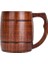Doğal Saf Ahşap Basit Stil Kupası Bira Kupası Çevre Dostu Su Kupası Çay Kahve Süt Içme Kupası Ev Mutfak Bar Drinkware Cup Kupalar Kahverengi (Yurt Dışından) 1