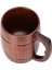 Doğal Saf Ahşap Basit Stil Kupası Bira Kupası Çevre Dostu Su Kupası Çay Kahve Süt Içme Kupası Ev Mutfak Bar Drinkware Cup Kupalar Kahverengi (Yurt Dışından) 2