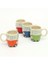 400 ml Yaratıcı El Boyama Çift Otobüs Kupalar Retro Seramik Fincan Kahve Süt Çay Kupa Drinkware Novetly Kupalar Yeşil (Yurt Dışından) 3