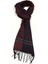 Kırmızı - Siyah Motif Desen Erkek Kaşkol K383 1