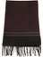 Kırmızı - Siyah Motif Desen Erkek Kaşkol K383 2
