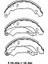 Peugeot 306- Sd/hb- 93/96; Arka Fren Pabucu (90X30)(BRAMAX) 4