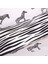 Zebra Siyah %100 Pamuk Çift Kişilik Nevresim Yastık Seti 2