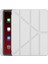Samsung Galaxy Tab A8 10.5 SM-X200 2021 X205 X207 Tablet Kılıfı Kalem Bölmeli Yuvalı Yumuşak Silikon Trifolding Üçgen Standlı Lüx Case Smart Covert 1